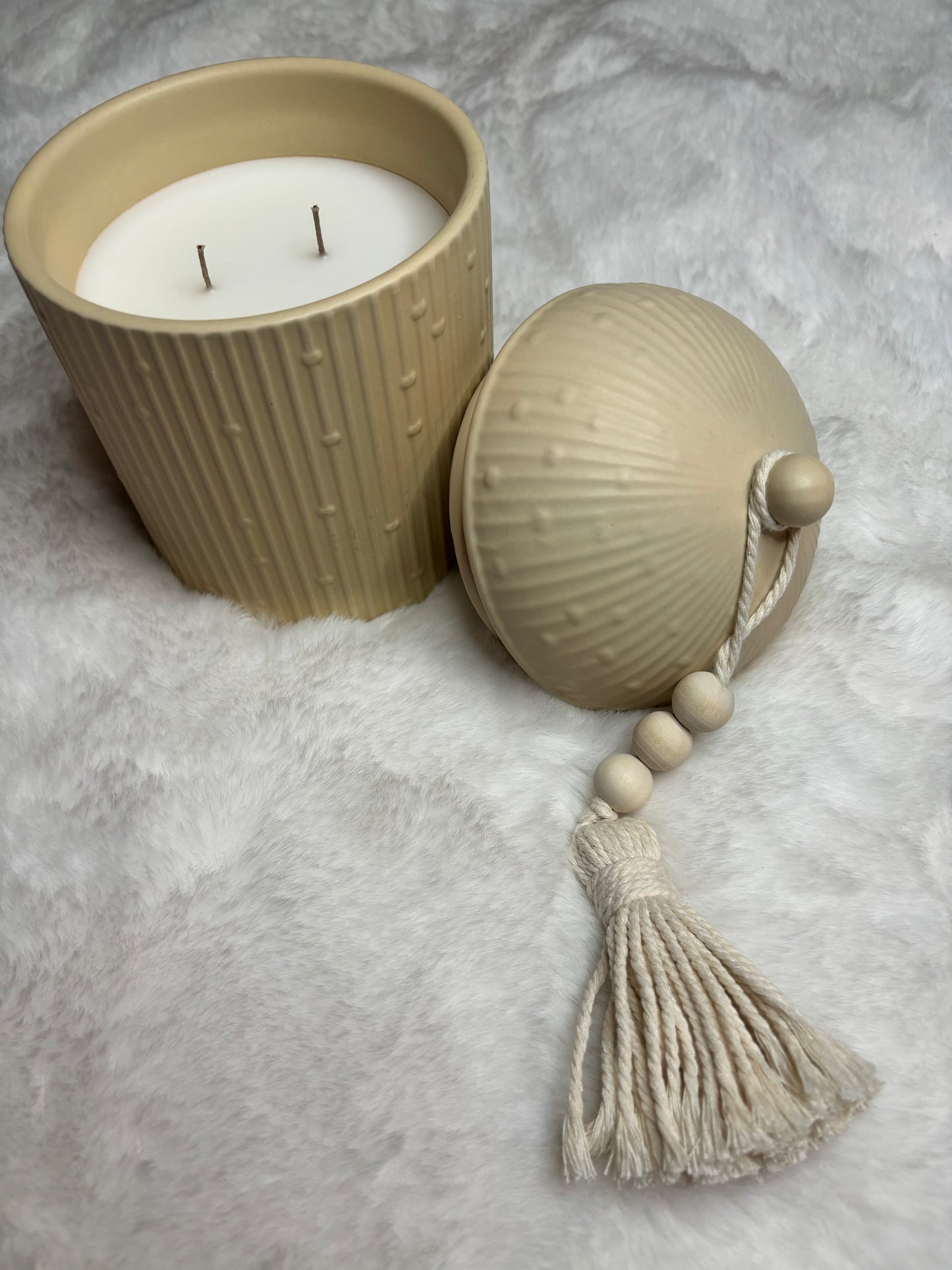 Rice wine scented candle