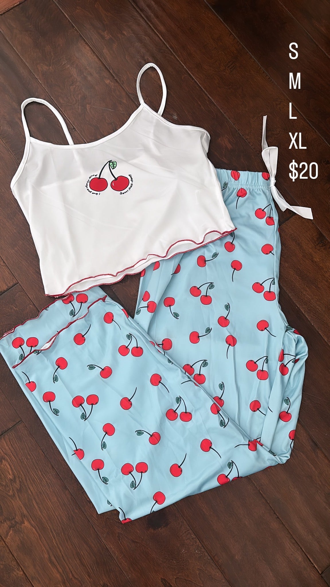 Cherry pj set