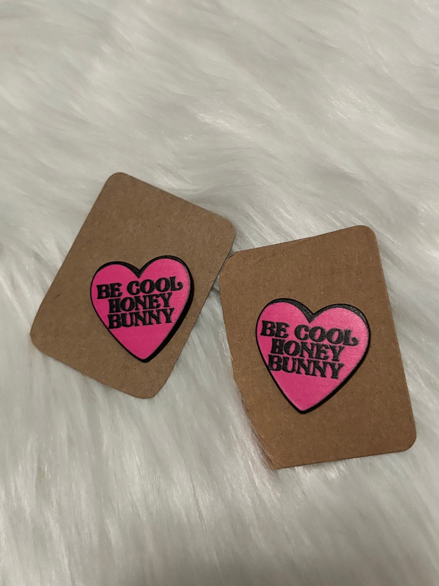 Heart be cool pin