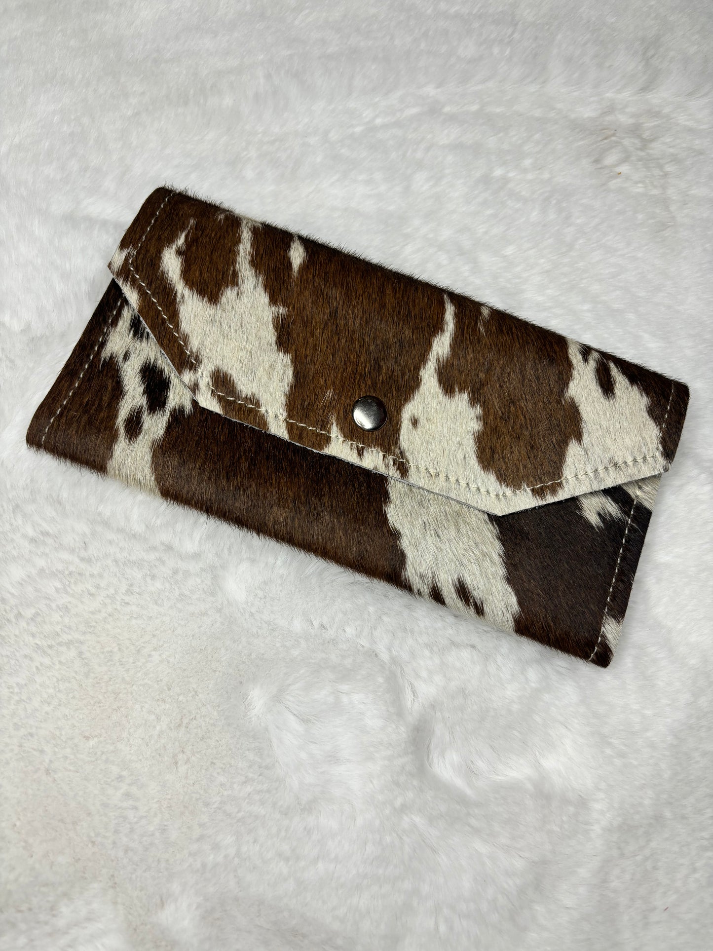 Real Cow Hide & Leather Wallet