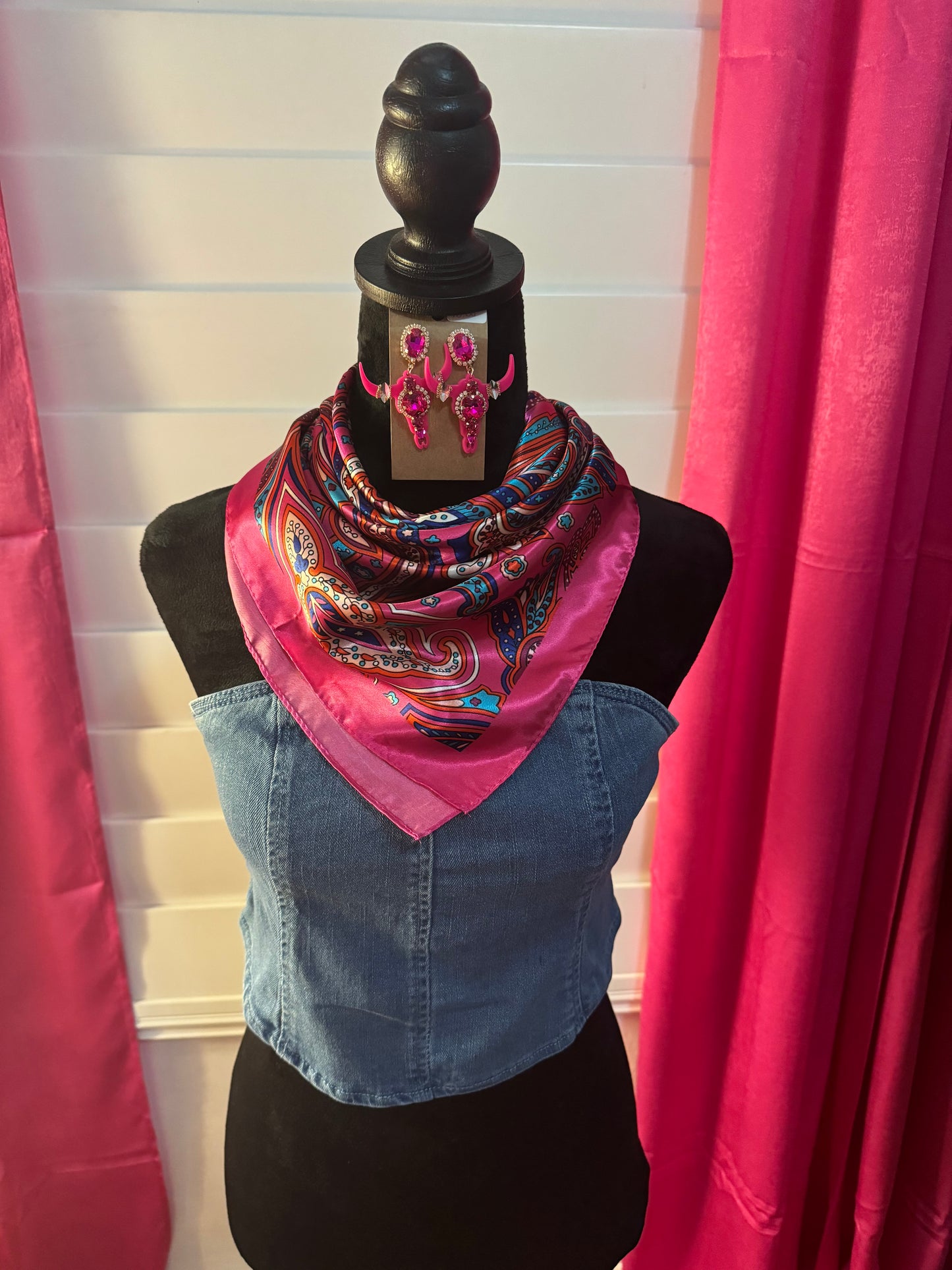 Hot Pink Hanky / HeadTie