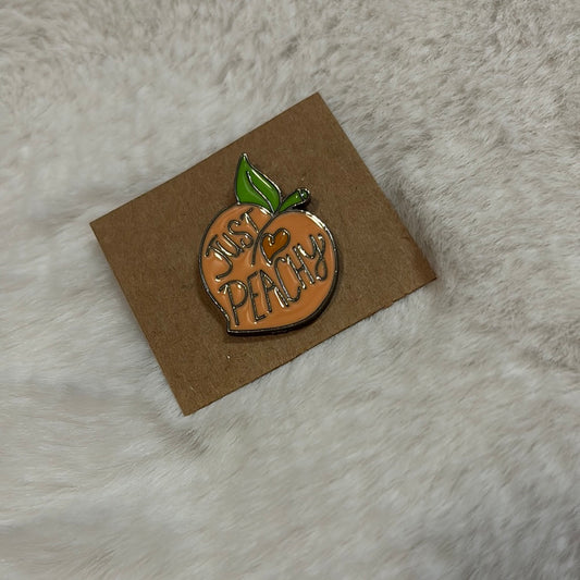 Just peachy pin