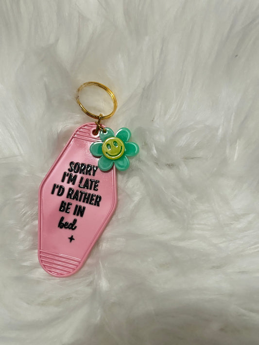 Rather be home keychain