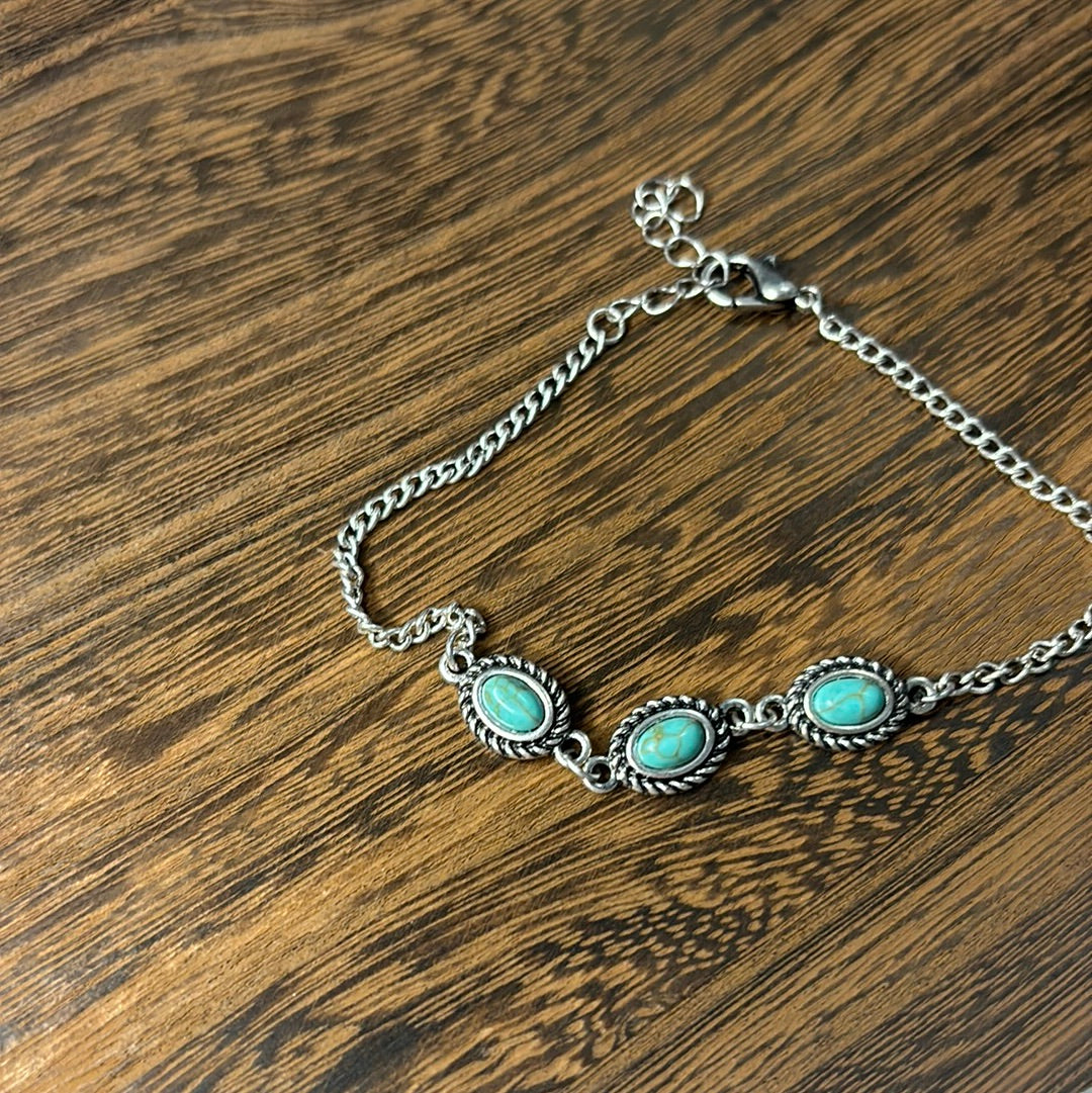 The Triple Turquoise Bracelet