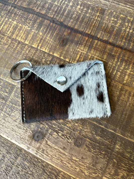 Dark Brown Cowhide Cardholder