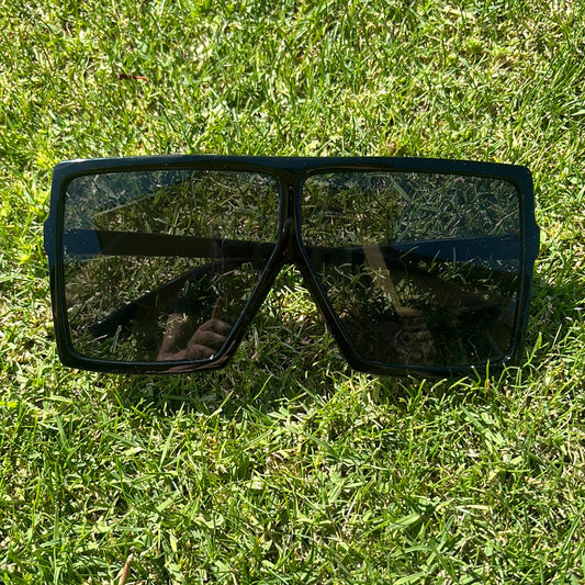 Big Black Square Frame Sunnies