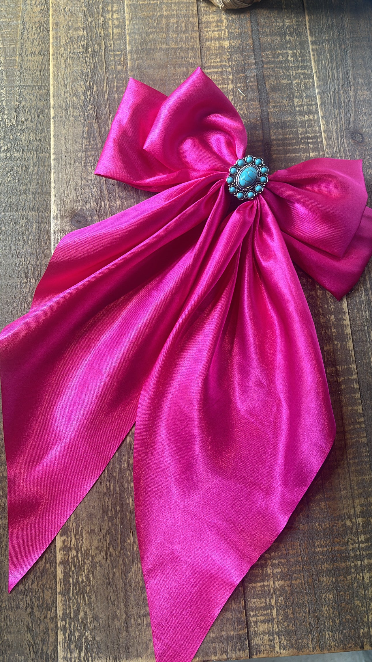 Hot Pink Concha Bow