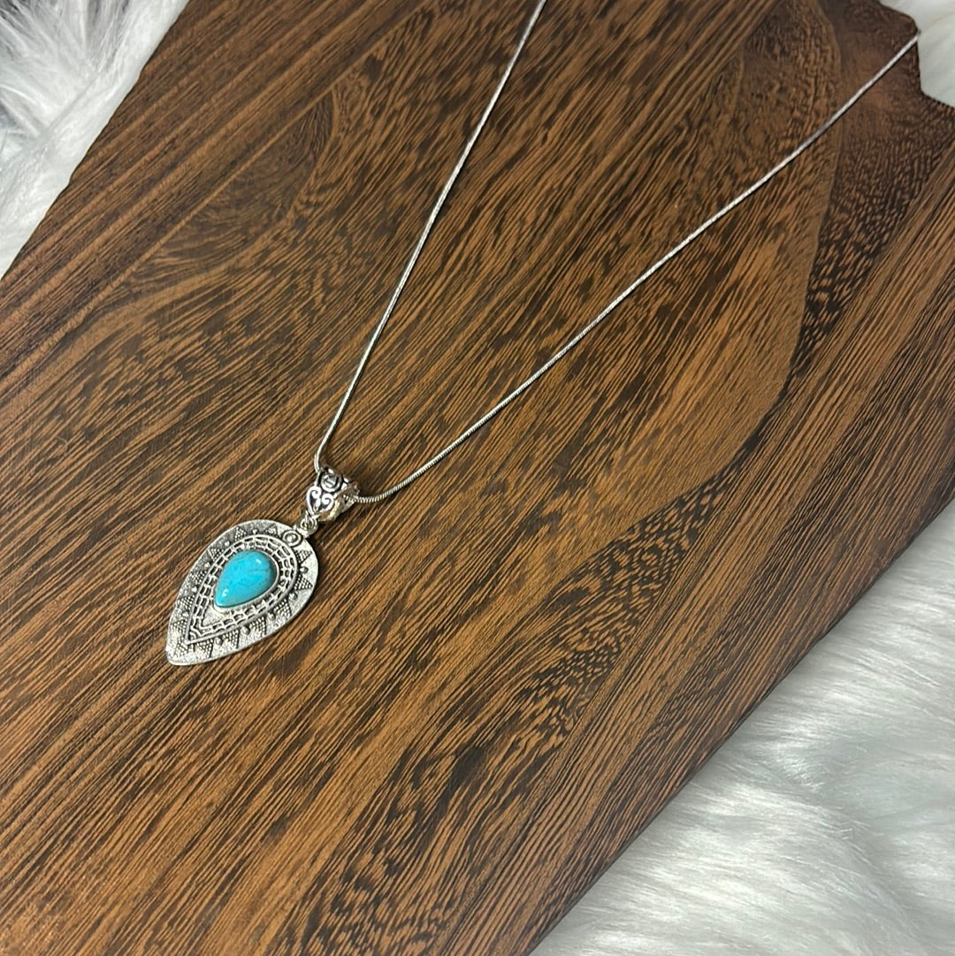 Aqua Stone Necklace